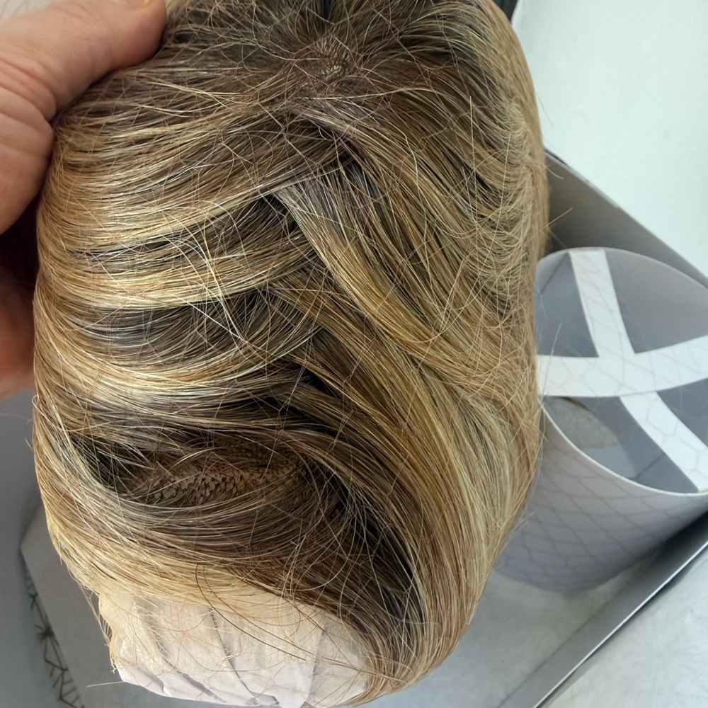SAVOIR FAIRE Remy Human Hair Wig RAQUEL WELCH HandTied+Lace SS14/88 Golden Wheat - Picture 8 of 9
